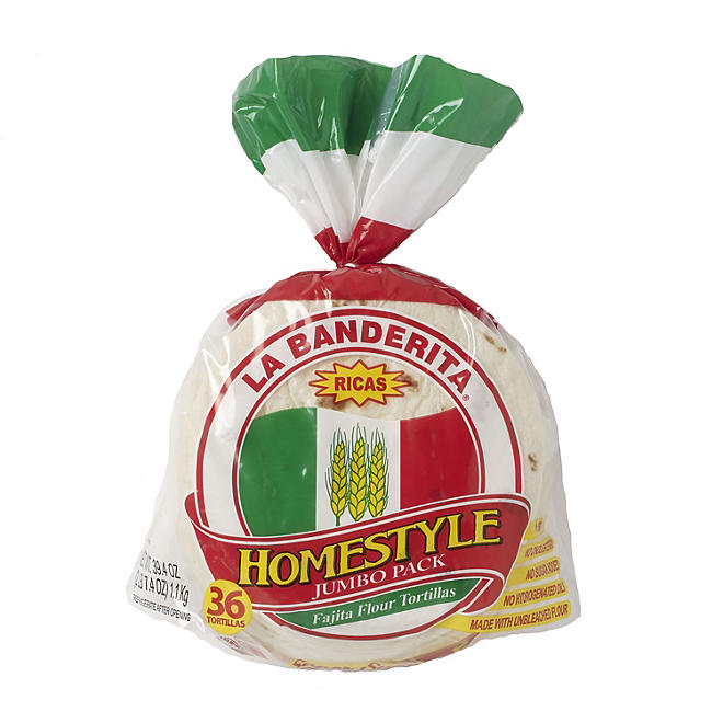 La Banderita Homestyle Flour Tortillas 36 ct.