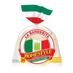 La Banderita Homestyle Flour Tortillas 36 ct.