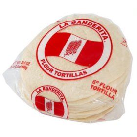 La Banderita Flour Tortillas (6 in., 24 pk.)