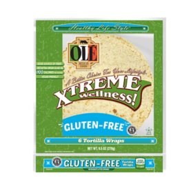 Ole Xtreme Gluten Free Tortillas, 8 in., 6 ct. 