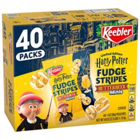 Keebler Limited Edition Harry Potter Butterbeer Fudge Stripes Minis 40 pk.