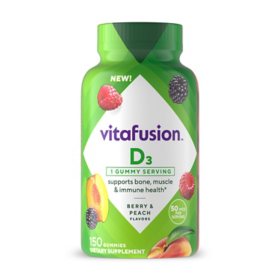 Vitafusion Vitamin D Gummy Vitamins, 150 ct.