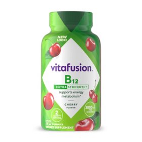 Vitafusion Extra Strength B12 Gummy Vitamins, 170 ct.