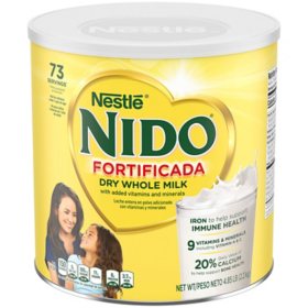Nestle NIDO Fortificada Dry Whole Milk Powder 4.85 lb.