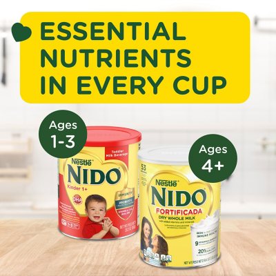 Nestle NIDO 1+ Toddler Milk Beverage (4.85 lb.) - Sam's Club