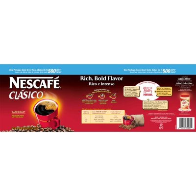 Nescafe Clasico Coffee, Dark Roast ( lb.) - Sam's Club