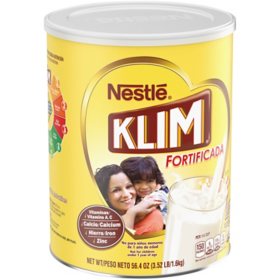 KLIM Fortificada Dry Whole Milk Powder 56.4 oz.