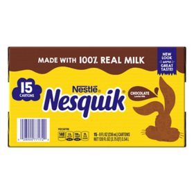 Nesquik  Chocolate Milk Beverage 8 fl oz. bottle, 15 pk.