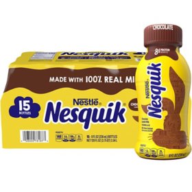 Nesquik  Chocolate Milk Beverage 8 fl oz. bottle, 15 ct.