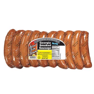 Sunset Farms Georgia Original Mild Smoked Sausage 20 ct. Sam s Club