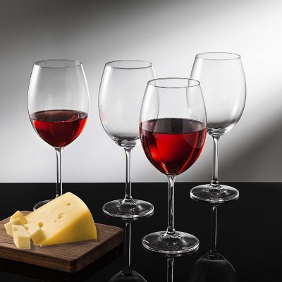 Godinger Meridian Crystal Wine Glasses, Set of 4 