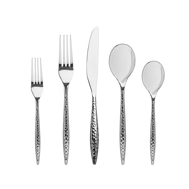 Avellino 18/10 Stainless Steel Mirrored Flatware 40-Piece Set, Service for 8