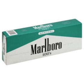 Marlboro Menthol 100s Box Cigarettes 20 ct., 10 pk.