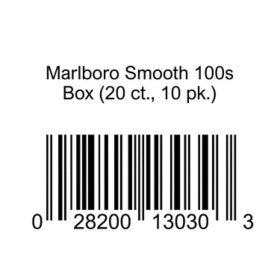 Marlboro Smooth 100s Box (20 ct., 10 pk.)