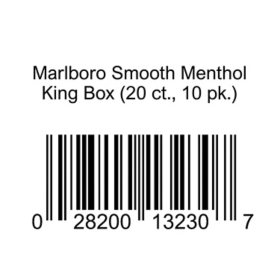 Marlboro Smooth Menthol King Box (20 ct., 10 pk.)