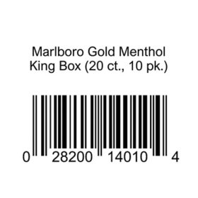 Marlboro Gold Menthol King Box (20 ct., 10 pk.)