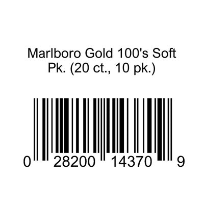 Marlboro Gold 100s Cigarettes 20ct Box 1pk : Smoke Shop fast