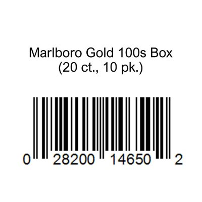 Marlboro Gold 100s Cigarettes 20ct Box 1pk : Smoke Shop fast