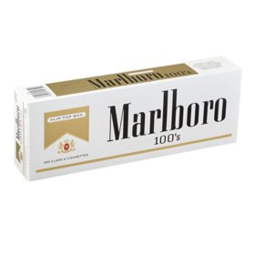 Marlboro Gold 100s Box 20 ct., 10 pk.