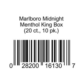 Marlboro Midnight Menthol King Box (20 ct., 10 pk.)