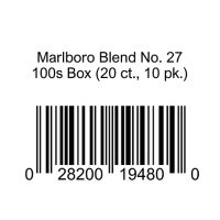 Marlboro Blend No. 27 100s Box (20 ct., 10 pk.)