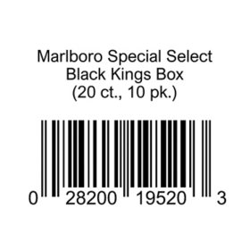 Marlboro Special Select Black Kings Box 20 ct., 10 pk.