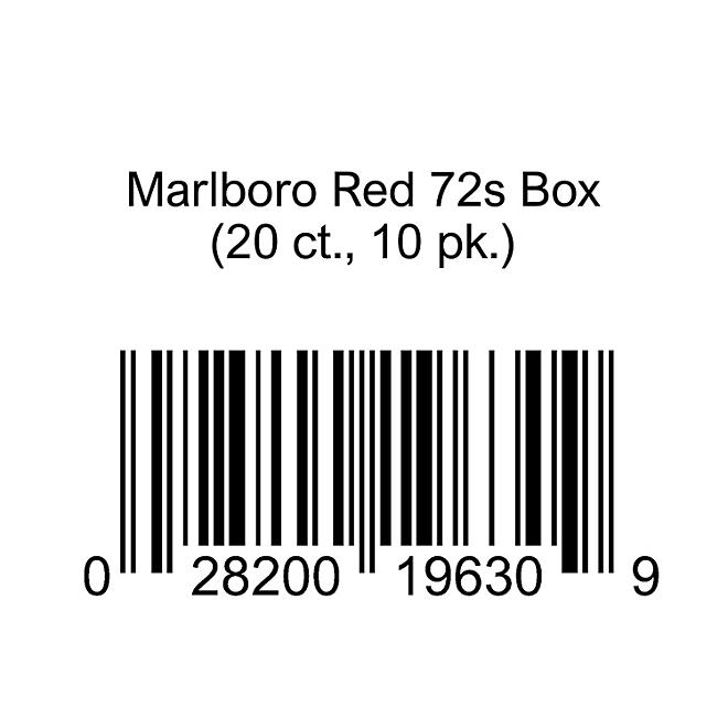 Marlboro Red 72s Box (20 ct., 10 pk.)