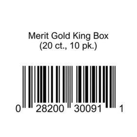 Merit Gold King Box 20 ct., 10 pk.