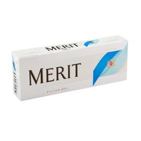 Merit Blue 100's Box 20 ct., 10 pk.