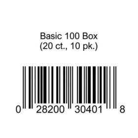 Basic 100 Box (20 ct., 10 pk.)