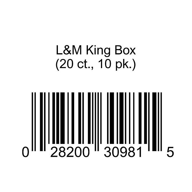 L&M King Box 20 ct., 10 pk.