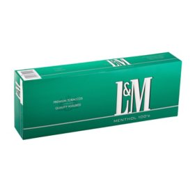 L&M Menthol 100s Box 20 ct., 10 pk.