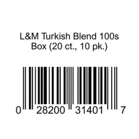 L&M Turkish Blend 100s Box (20 ct., 10 pk.)