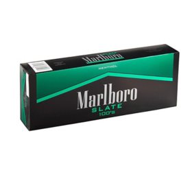 Marlboro Menthol Slate 100's Cigarette Box 20 ct., 10 pk.