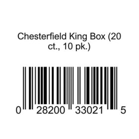 Chesterfield King Box 20 ct., 10 pk.