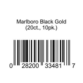 Marlboro Black Gold 20ct., 10pk.