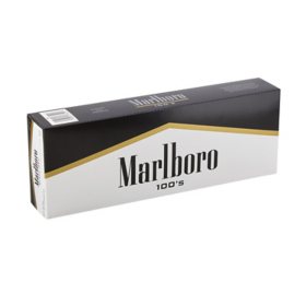 Marlboro Black Gold 100 Box Cigarettes, 20ct., 10pk.