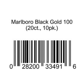 Marlboro Black Gold 100 20ct., 10pk.