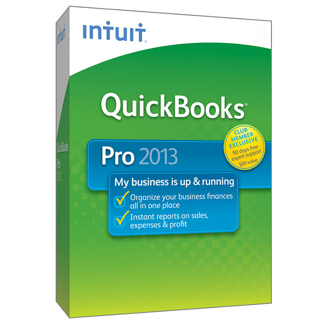 Intuit QuickBooks Pro 2013 + 90 Days of Tech Support