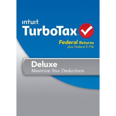 TurboTax Deluxe Federal + EFile 2013 Sam's Club