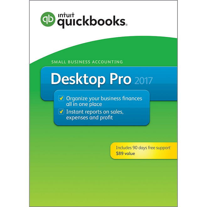 Intuit QuickBooks Desktop Pro 2017 +90 days of Support 