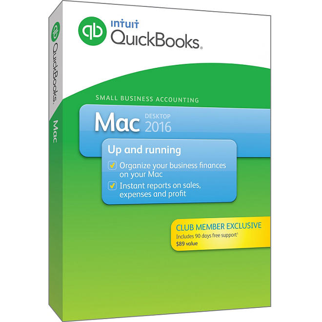 Intuit QuickBooks Mac 2016 +90 days of Support