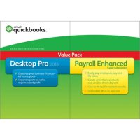 QuickBooks Desktop Pro 2018 with Enhanced Payroll (Digital Download)