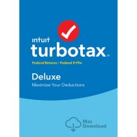 TurboTax Deluxe 2017 Fed + Efile (MAC Digital Download)