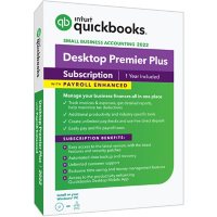 QuickBooks Desktop Premier Plus 2022 with Enhanced Payroll (CD or Digital Download)