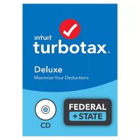 TurboTax Deluxe 2021 Fed+Efile+State (CD or Digital Download)