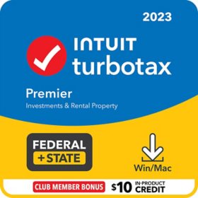 TurboTax Premier 2023 Fed + E-file & State Email Delivery
