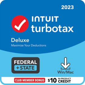TurboTax Deluxe 2023 Fed + E-file & State Digital Download