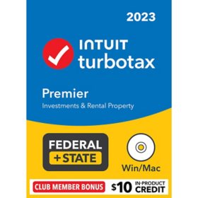TurboTax Premier 2023 Fed + E-file & State (CD)