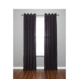 Umbra Simple Cap Drapery Rod Set Polished Silver Sam S Club